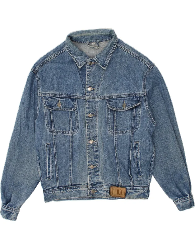 ON TANTUM Mens Denim Jacket UK 38 Medium Blue Cotton