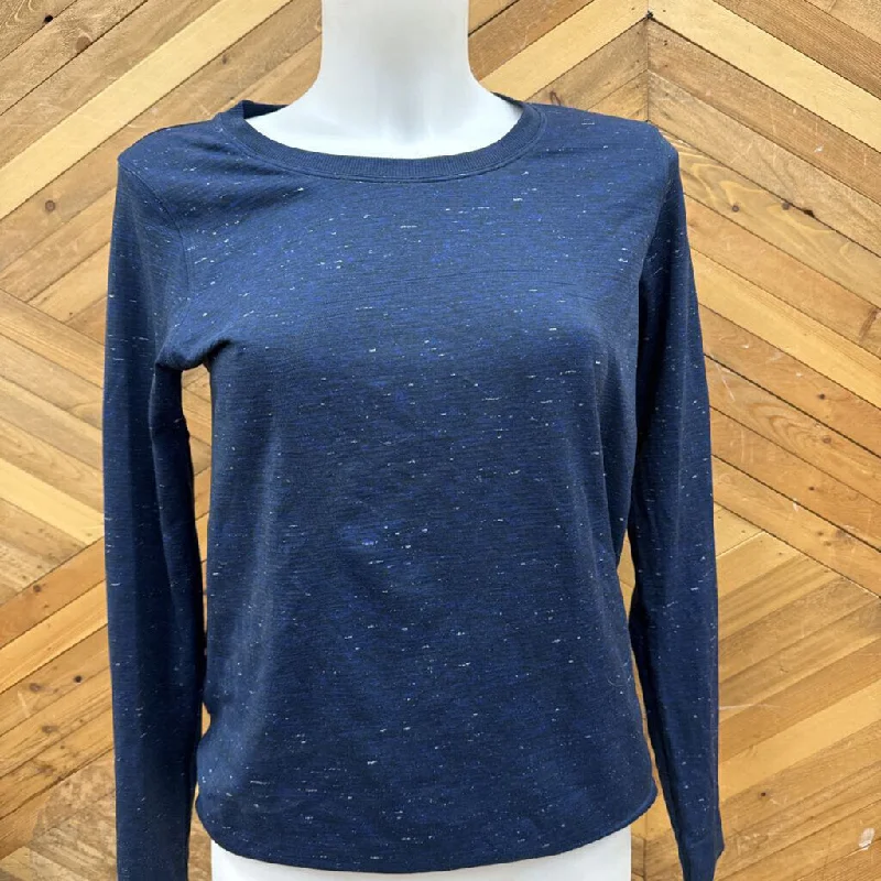 Lululemon - Women's L/S Athletic T-Shirt: Blue-women-SM