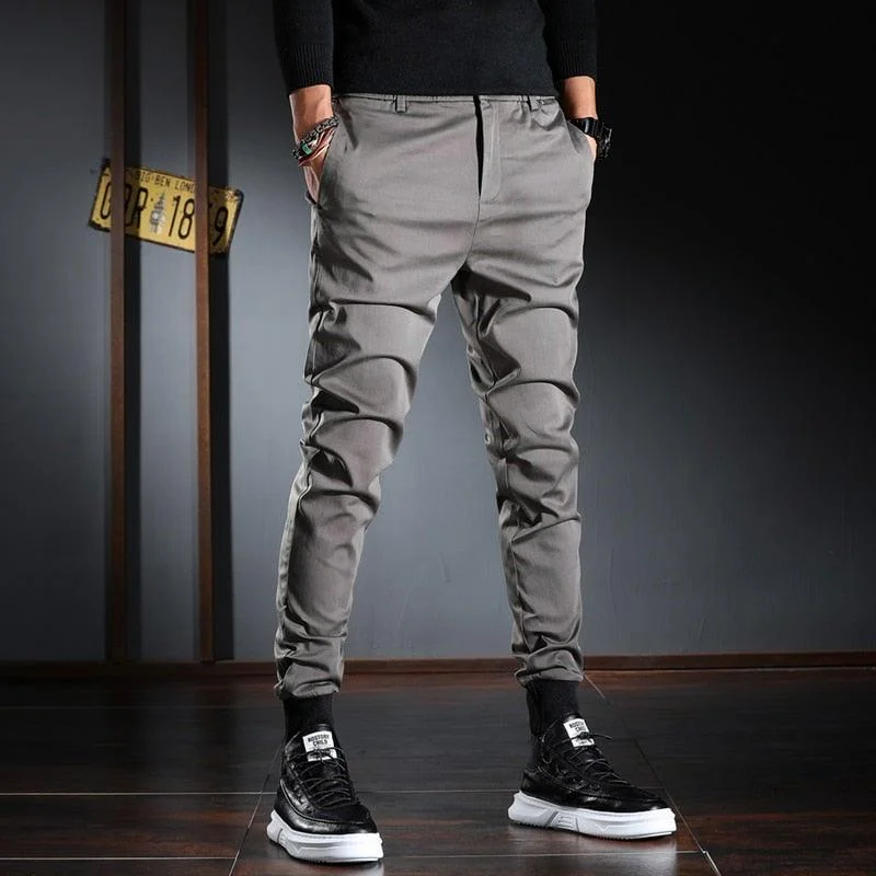 Men's Slim Fit Casual Korean Streetwear Pants