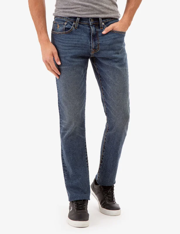 5 POCKET SLIM STRAIGHT FIT JEANS