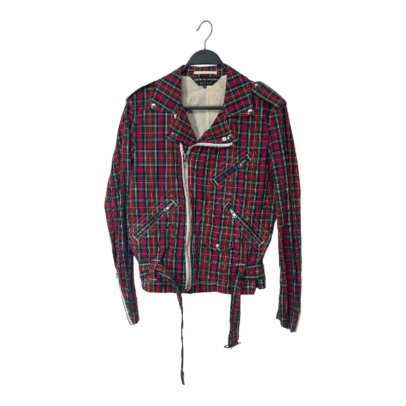 COMME des GARCONS HOMME PLUS/Souvenir Jkt/M/Cotton/MLT/Plaid/PLAID BIKER JKT