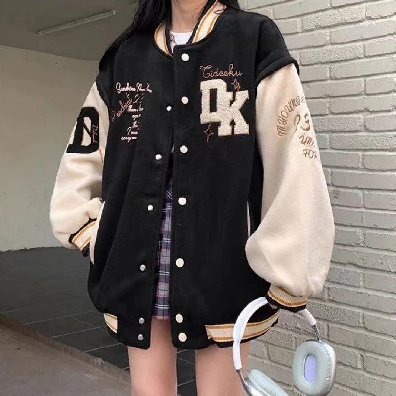 New Junior High School Students Baggy Casual Jacket