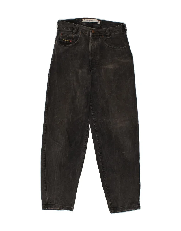 DIESEL Mens Tapered Jeans  W34 L34 Black Cotton