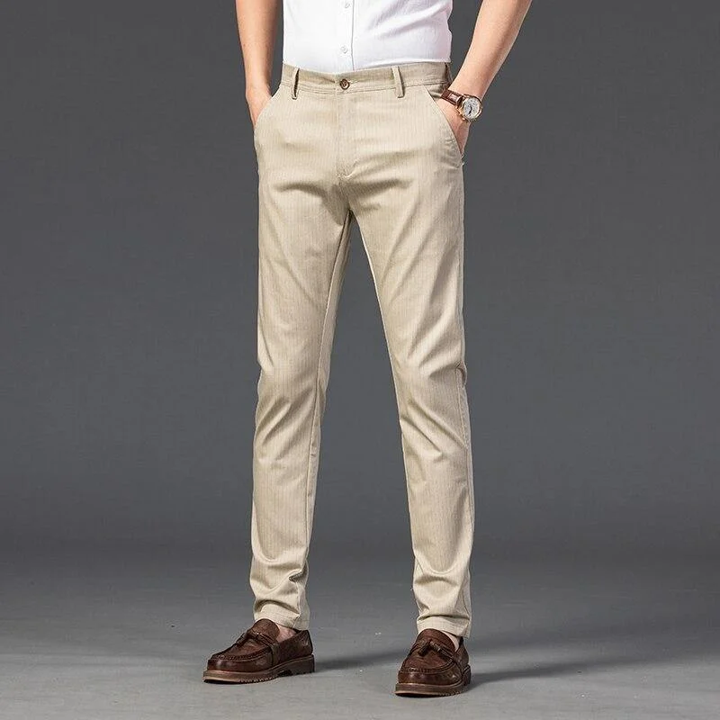 Men's Formal Regular Fit Stretch Pants