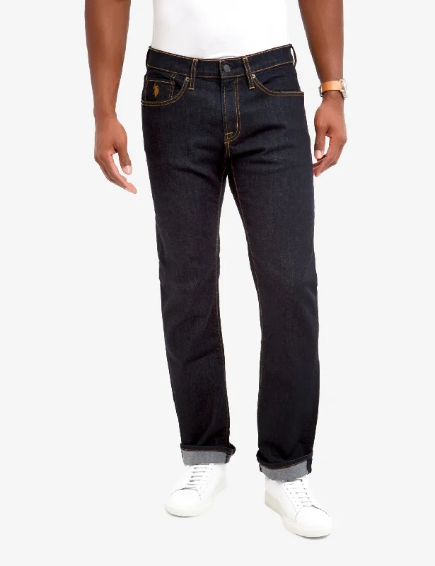 SLIM STRAIGHT FIT JEANS