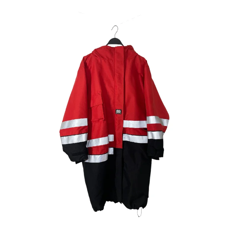 BALENCIAGA/Mod Parka/34/Nylon/RED/BALENCIAGA 'WORKER RED COAT'