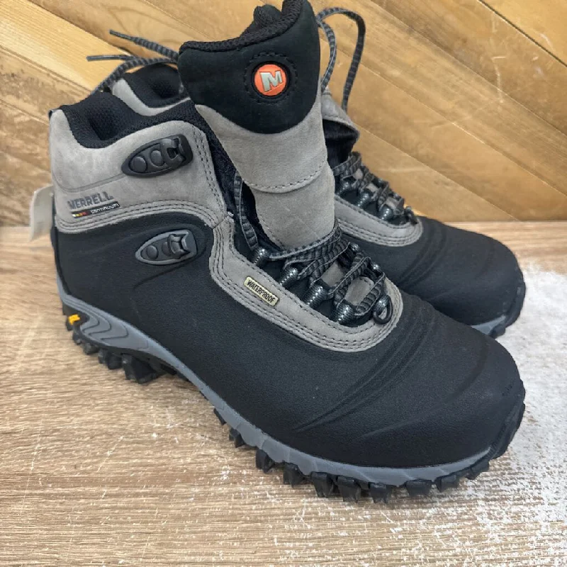 Merrell - Women's Winter Hiking Boots - MSRP $200: Black/Grey-women-W9