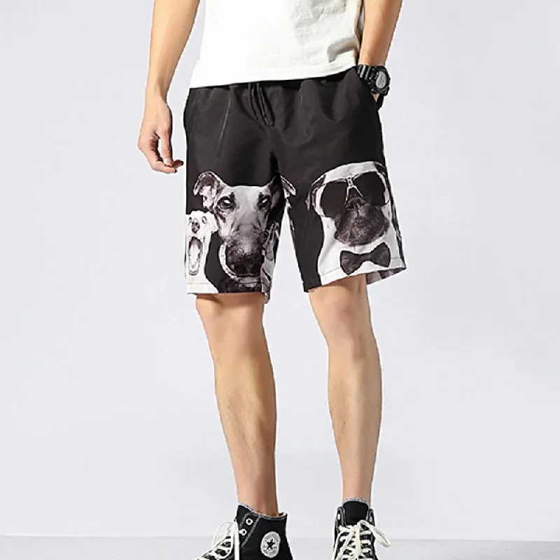 Men's Animal Print Street Shorts