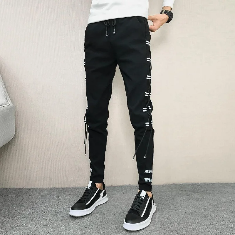 Men's Korean Style Streetwear Slim Fit Pants