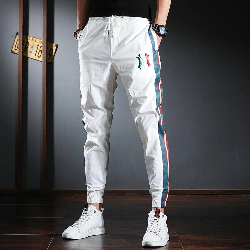 Men's Side Stripe Slim Fit Joggers