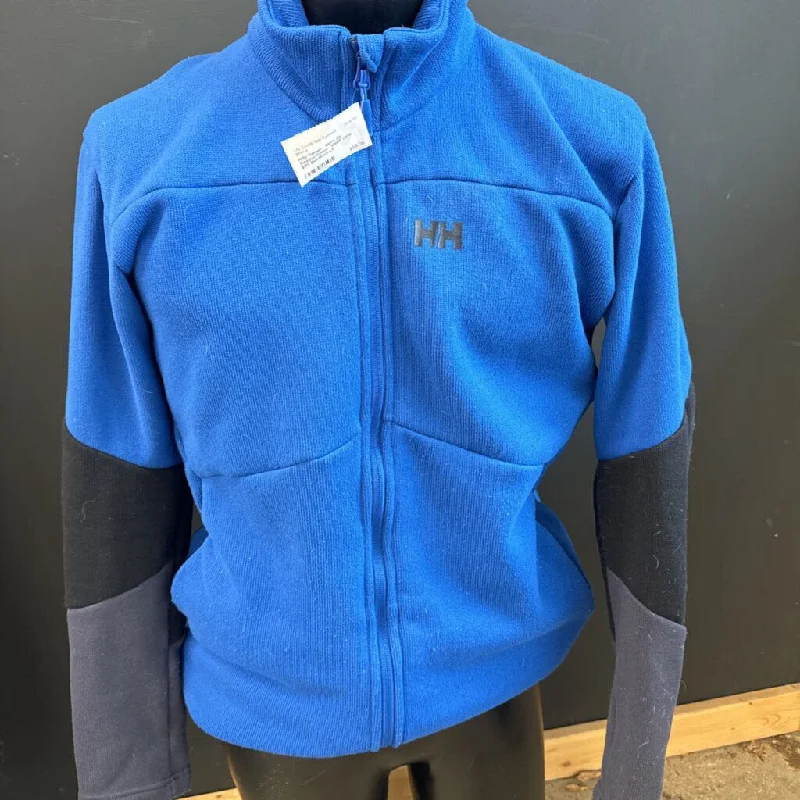 Helly Hansen - Men's Zip Sweater Fleece - MSRP comp $170: Blue/Black-men-LG