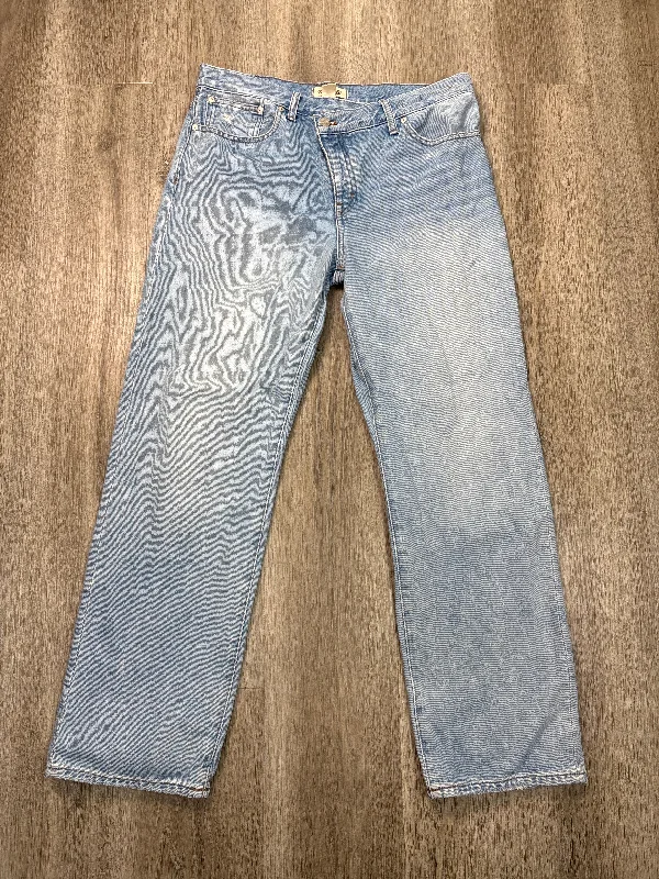 Jeans Straight By Madewell In Blue Denim, Size: 8