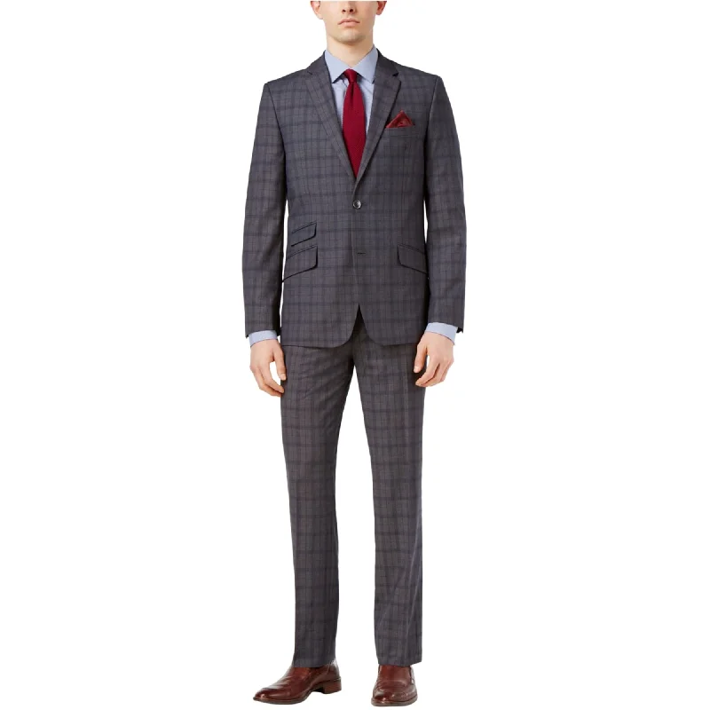 Ben Sherman Mens Plaid Formal Tuxedo