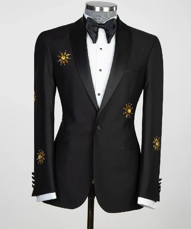 Men’s Black Tuxedo Suit