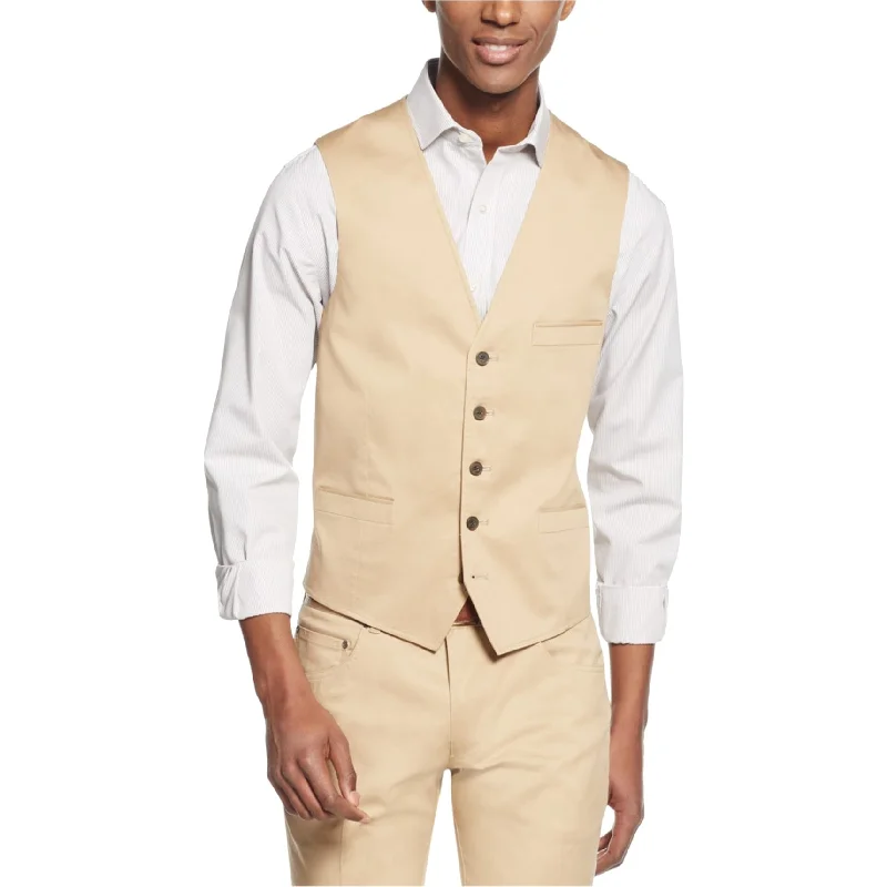 I-N-C Mens Collins Slim-Fit Five Button Vest