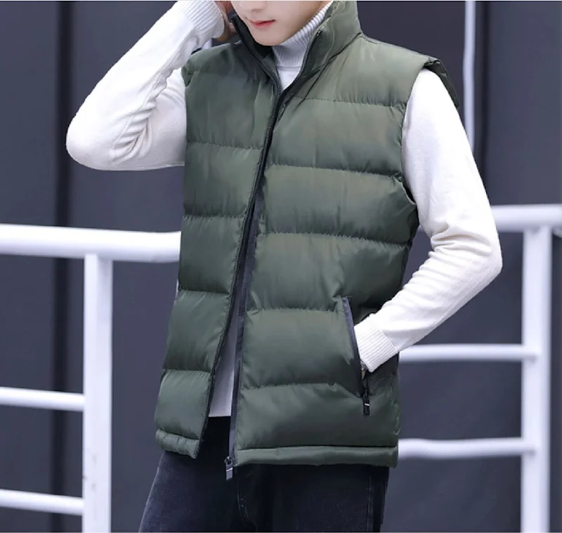 Mens Casual Puffer Vest