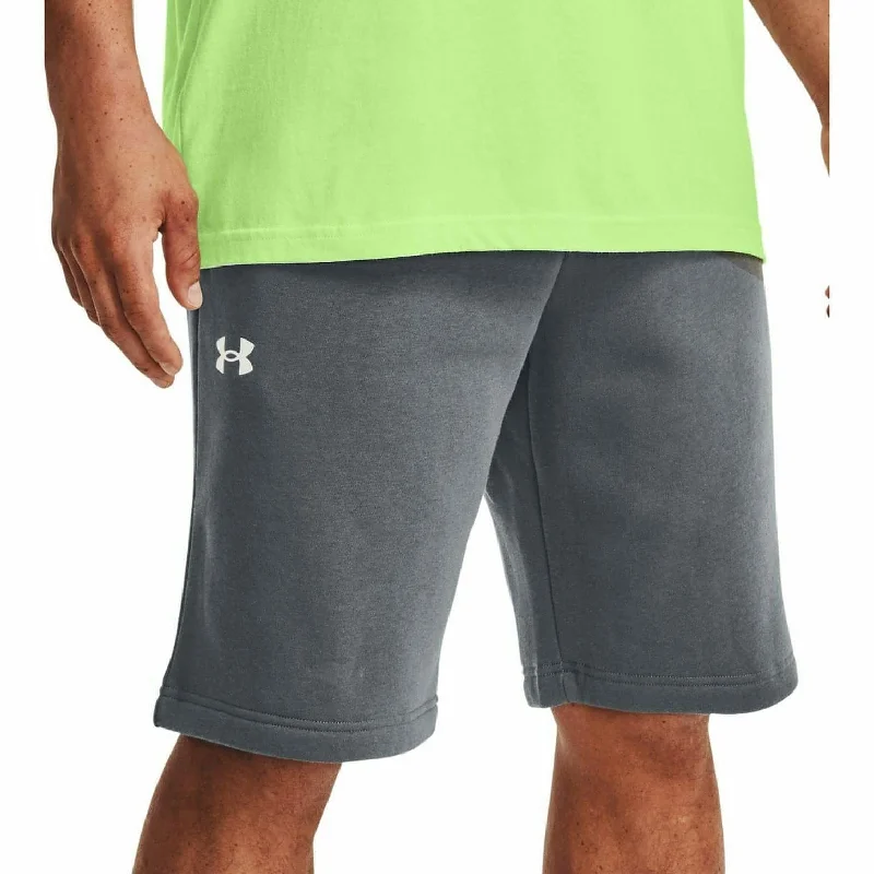 Under Armour Rival Mens Fleece Shorts - Grey