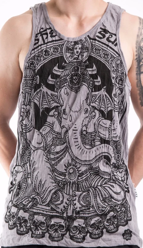 Sure Design Men's Batman Ganesh Tank Top Gray