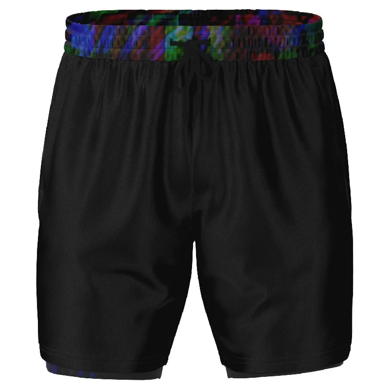 I AM HEBREW 01-01 Men's Designer 2-in-1 Shorts