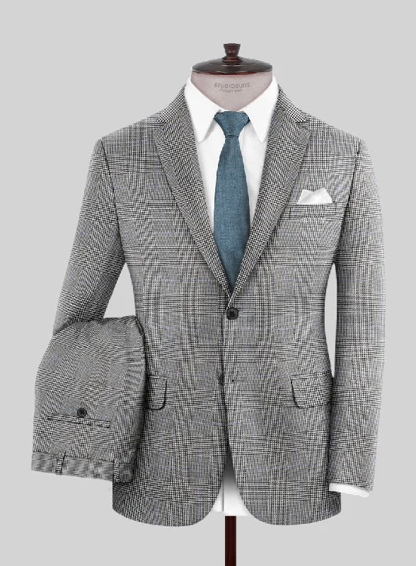 Hardy Minnis BW Prince of Wales Wool Suit