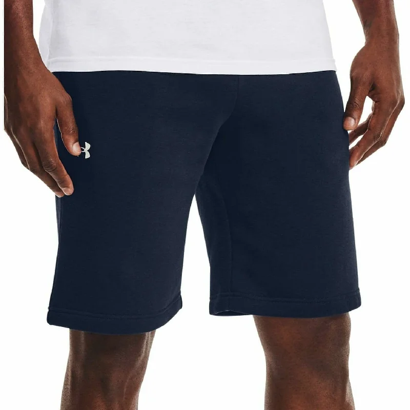 Under Armour Rival Mens Fleece Shorts - Navy