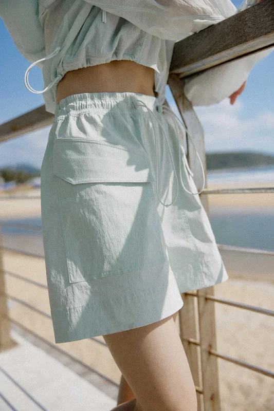 Breeze High Waist Drawstring Shorts