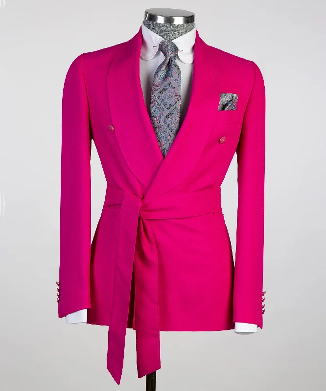 Pink Belted Suit