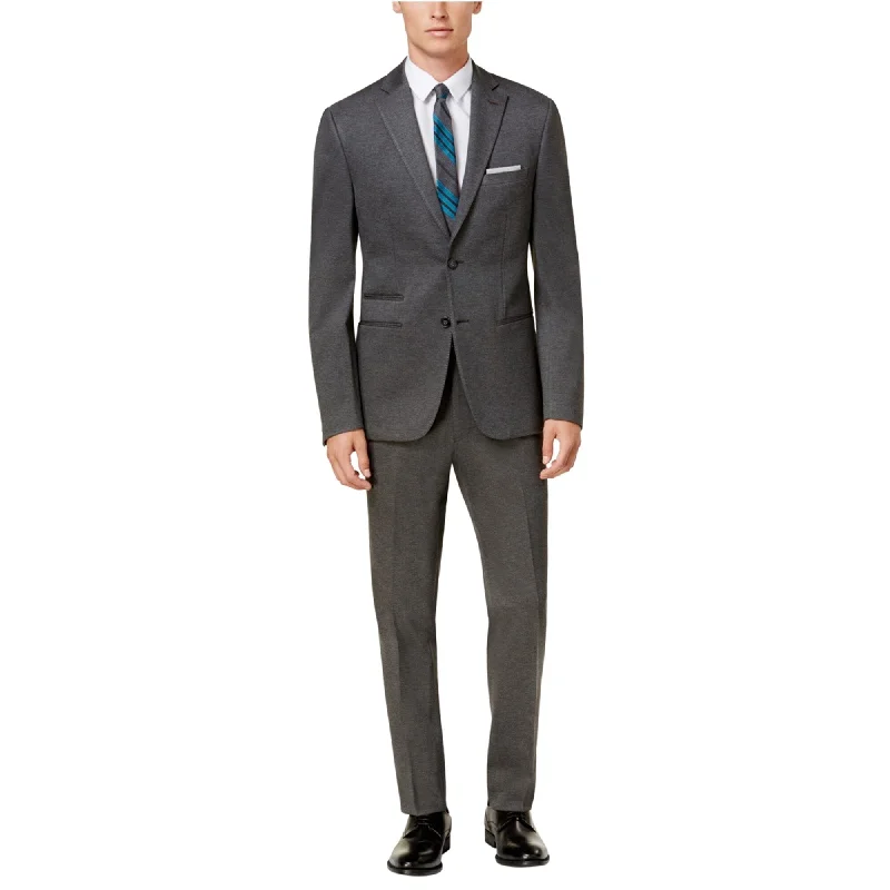 Calvin Klein Mens Heathered Knit Formal Tuxedo