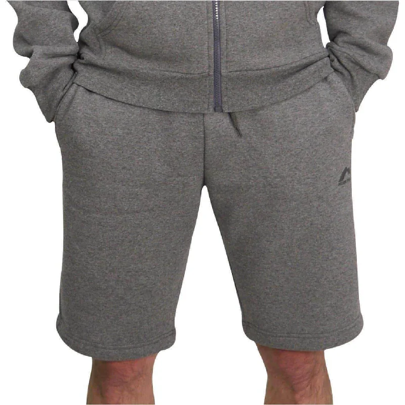 More Mile Vibe Fleece Mens Sweat Shorts - Grey