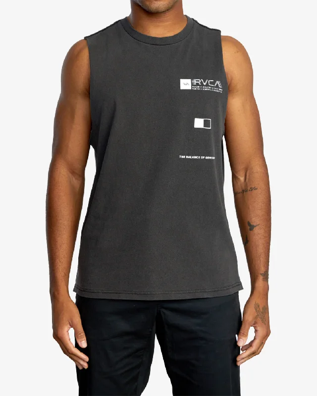 Full Sprint Muscle Tank Top - Black