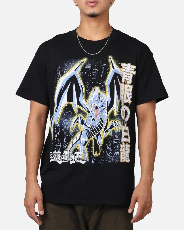 Goat Crew X Yu-Gi-Oh! Blue Eyes White Dragon T-Shirt Black