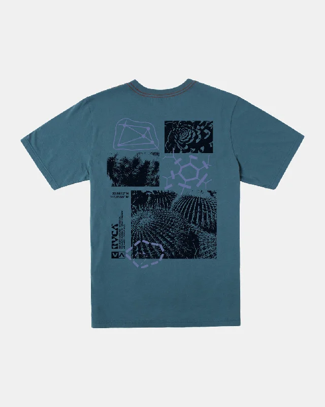 Ethnobotony Tee - Duck Blue