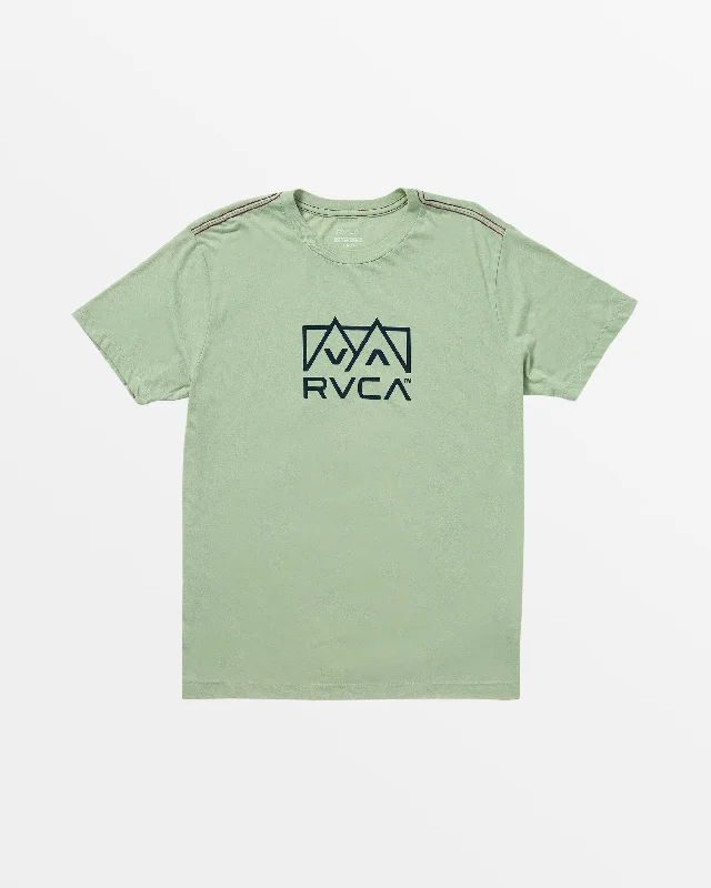 Peaks Tee - Granite Green