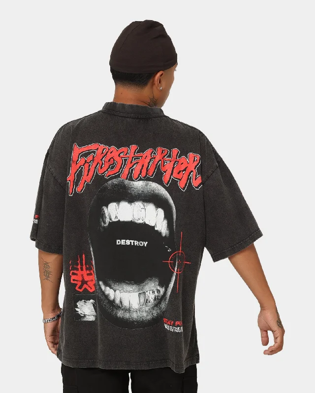 Loiter Firestarter Vintage T-Shirt Vintage Black