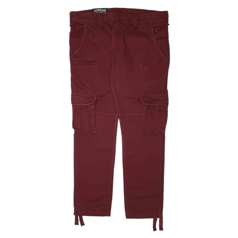 Men's Xavier Cargo Jean In Wine