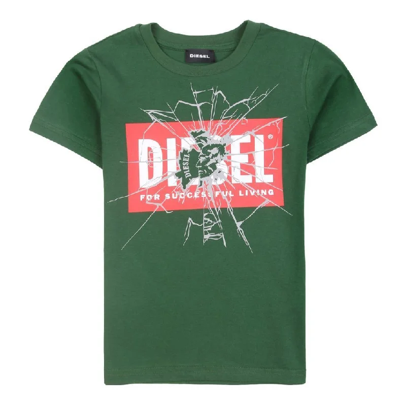 Green Shatter Logo T-Shirt