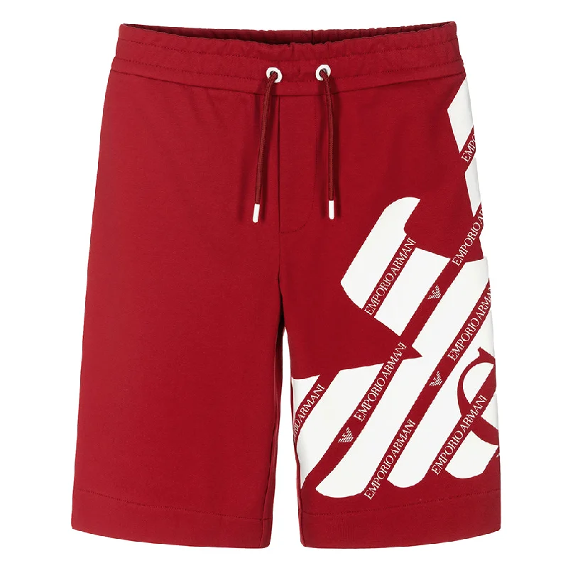 Red Logo Shorts